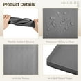 thumbnail image 4 of Washer and Dryer Top Protector Mat, Anti-slip Silicone Mat for Washing Machine Top Protection, Laundry Supplies Storage Tray, Laundry Room Accessory, 23.6" x 23.6" Gray, 4 of 6