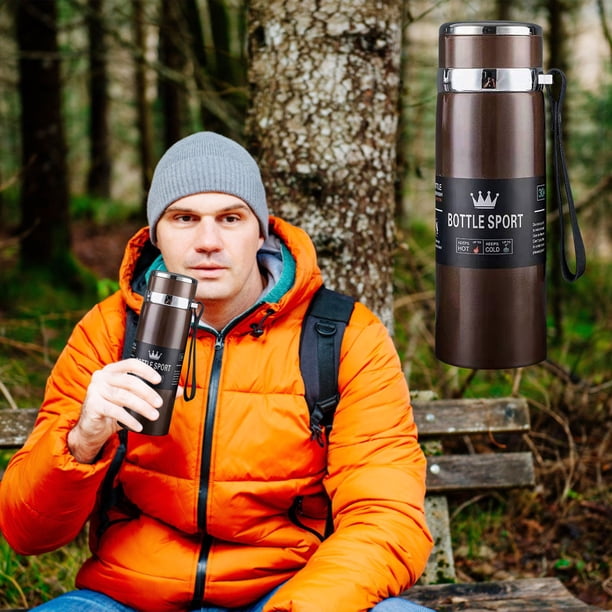 Vaso Aislante de Invierno, Portátil de Acero Inoxidable, Gran Capacidad de 800 Ml, Control de Temperatura Al Vacío, Mantiene Las Bebidas Calientes o Frías Durante 24 Horas, Ideal para Viajes