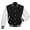 Black-L, variant on Men's Varsities Jackets Leather Sleeve Wool Blend Baseball Letterman Jackets Casual Coat Jackets