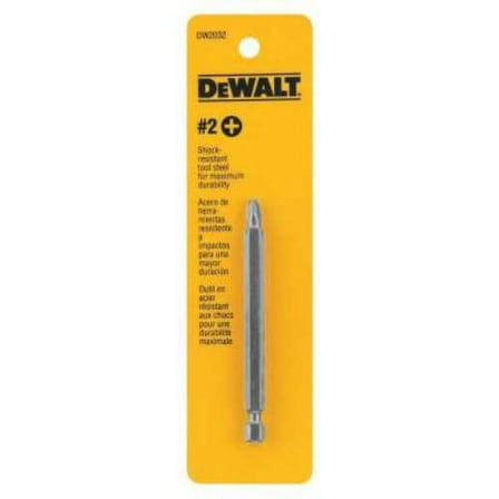 DeWalt Screwdriver Bits, #2, Length 3 1/2", Each (115-DW2032)