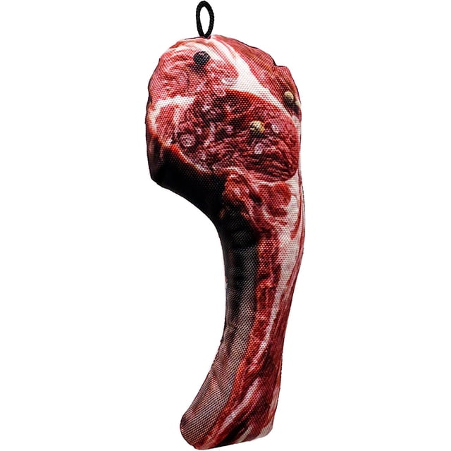 Juguete para Perro Scoochie Pet Products Scoochzilla T-Bone Steak 11 Pulgadas