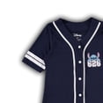 thumbnail image 4 of Disney Women's Lilo and Stitch Baseball Jersey, Classic Cartoon Baseball Shirt Navy - M, 4 of 5