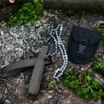 thumbnail image 4 of Portable , 40inches Hand Rope Steel Wire Both Sides Sharp Foldable for Survival Gear - Black, 4 of 8