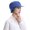 Blue, variant on Modern Unisex Chefs Hat Oil Resistant Flat Top for Professional Kitchens and Media Appearances