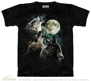 t shirt with wolf