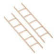 thumbnail image 4 of Escalera Recta De Madera Miniatura Para  2x1/12, 2 Piezas CUTICAT Mini escalera recta para casa de muñecas, 4 of 8
