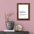 thumbnail image 5 of Resilience Dictionary Definition, Wooden Frame 5x7 Decorative Wall Plaque With Easel Acrylic Stand | Elegant Minimalist Design | Inspirational Typographic Decoration, 5 of 7