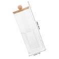 thumbnail image 2 of FESTFENDS Cotton Swab Storage Jar Lidded Cotton Swab Box Transparent 1Set, 2 of 8