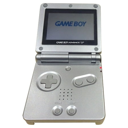 Nintendo GBA Gameboy Game Boy Advance SP Console (Platinum Silver)