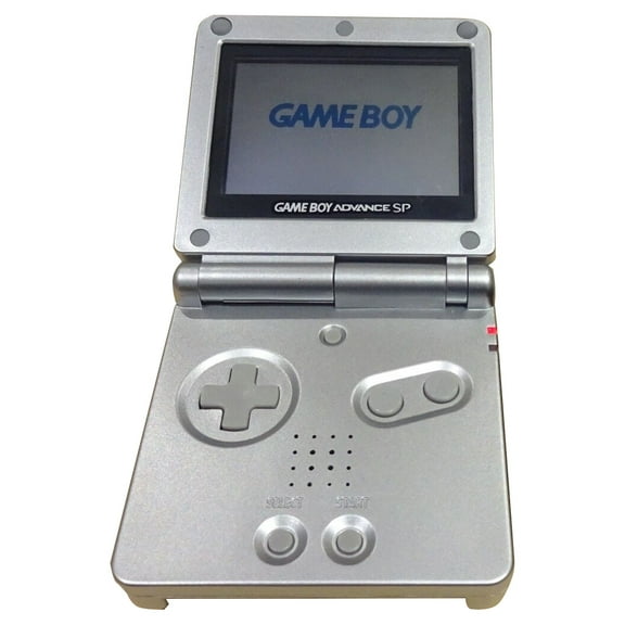 Nintendo GBA Gameboy Game Boy Advance SP Console (Platinum Silver)