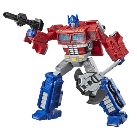 Transformers Generations War for Cybertron: Siege Voyager Class WFC-S11 Optimus Prime Action