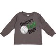 thumbnail image 3 of Inktastic Grandpa's Golf Buddy with Golf Ball Boys or Girls Long Sleeve Toddler T-Shirt, 3 of 5