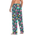 thumbnail image 3 of FORMRS Mens Pajama Pants with Pockets Cotton Sleepwear Lounge Bottoms Sizes S-2XL, Green Vibrant Truck Pattern, 3 of 7