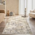 thumbnail image 2 of UERMEI Area Rug for Living Room: 3x5 Washable Neutral Abstract Modern Soft Rugs Non Slip Indoor Floor Stain Resistant Carpet for Bedroom Dining Room Office Nursery - Golden Brown, 2 of 8