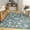 Green Multicolor, variant on Nourison Botanical Washables 5' x 7' Beige Multicolor Farmhouse Indoor Rug