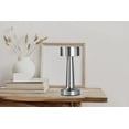 thumbnail image 3 of Bell + Howell Chelsea Table Lamp Small Cordless Touch LED Rechargeable Lamp for Bedside Desk Nightstand Silver, 3 of 5