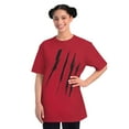 thumbnail image 4 of Effete Feline Claw Marks Scratch Organic Unisex Classic T-Shirt, 4 of 4