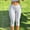 White women high waisted capri pants a1, variant on Cagogo Women's High Waisted Capri Pants Stretch Polka Dot Casual Leggings Active Shorts Summer Vacation Beach Travel Workout Trousers, Black L