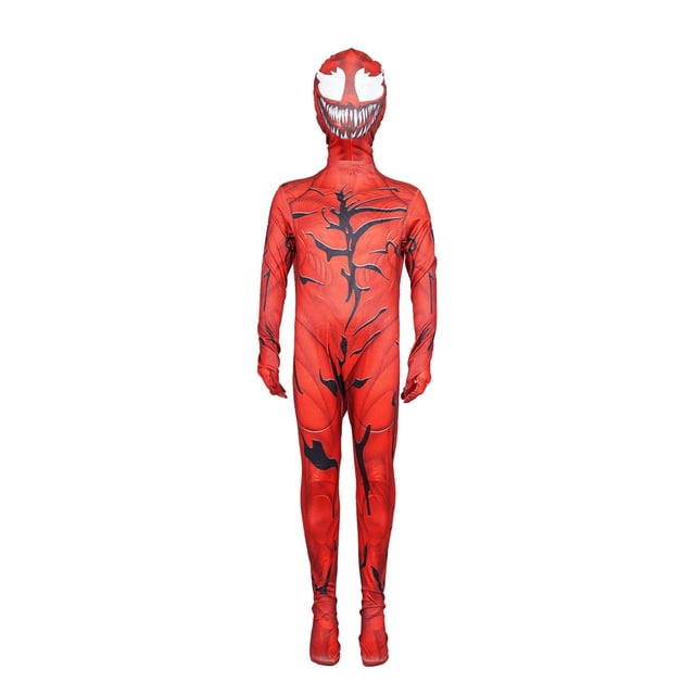 Disfraz de Spider-Man Venom para niños, mono, disfraz de Spider-Man simbionte, superhéroe, disfraz de Halloween para niños