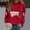 501_Red, variant on Winter Plus Size Fall Sweaters for Women Women's Dog Ribbon Breast Cancer Awareness Print Sweatshirt Funny Hoodies Pink M