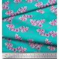 thumbnail image 2 of Soimoi Cotton Jersey Fabric Orchid Floral Decor Fabric Printed Yard 58 Inch Wide, 2 of 3