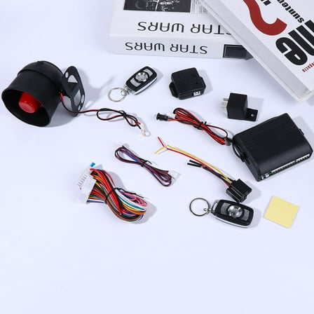HOMEMAXS 1 Set of Car Burglary Alarm System Auto Vibration Alarm Anti Theft Security System