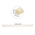 thumbnail image 2 of Palitos de madera cuadrados, 20"x5/32"x5/32" varilla sin terminar de madera dura para manualidades DIY, 40 piezas, 2 of 5