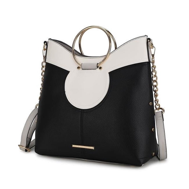 MKF Collection by Mia K. MKF-X438BK Kylie Sac à Main avec Poignée Supérieure