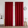 thumbnail image 1 of Cortinas Chyhomenyc de lino sintético navideño, 230 x 229 cm, 2 paneles, 1 of 9