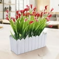 thumbnail image 4 of Artificial Plants with Pots Fake Flowers for Home Garden Decor Outdoor, 4 of 8