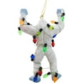 thumbnail image 7 of Yeti Abominable Snowman Wrapped in Christmas Tree Lights Monster Ornament, 7 of 7