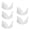 White, variant on Aellinatey 5Pairs Breathable Sneakers Shaper Shoe Inserts Breathable Sneakers Support