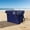 Blue, variant on GDF Studio 25QT Portable Hard Cooler with Bottle Opener, Cup Holder and Forming Ruler, Turquoise