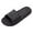Black, variant on Womens Slippers Non Jelly Slides for Women Flexible Open Toe Thick Cushioned Sole Sandals Women Dressy for Beach, Pool, Dorm, Bathroom, Spa, Gym and Travel