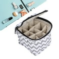 thumbnail image 1 of Bolsa de Almacenamiento de Esmalte de Unas, Bolso Portátil de Esmalte de Unas Adicional 9 Compartimios para el Aire Libre para el Hogar para la Vida para viajar, 1 of 7