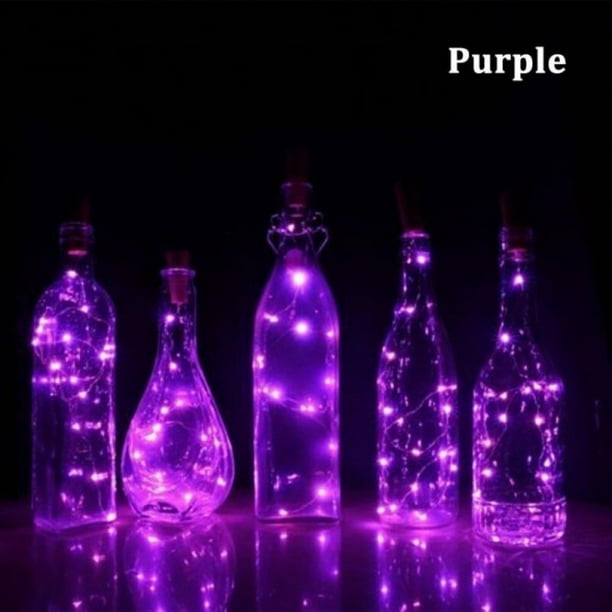 Clearance!!20 LEDs 2M Wine Bottle Lights with Cork Fairy String Light DIY Party Solar Powered