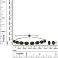 thumbnail image 4 of Gem Stone King 925 Sterling Silver Brown Smoky Quartz Bracelet and Earrings Jewelry Set for Women (7.50 Cttw, Gemstone, Oval 7X5MM, Fully Adjustable up to 9 inch), 4 of 4