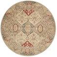 thumbnail image 3 of Safavieh Antiquity Tapis Rond 6 Pieds en Laine Tufté Main Beige, 3 of 4