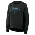 thumbnail image 2 of Women's Fanatics Black Minnesota United FC Oversized Captain Arm Band Pullover Sweatshirt, 2 of 5