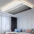 thumbnail image 2 of Black Grey Ombre Fluorescent Light Covers, Farmhouse Vintage Wooden Striped Magnetic Light Covers for Ceiling Lights, Fluorescent Ceiling Shade Filters for Classroom Bedroom Office 4x2Ft x 1PCS, 2 of 8