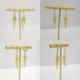thumbnail image 5 of Pendientes colgantes KAIYANG para mujer con forma de aro cónico estilo B, 5 of 5