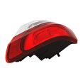 thumbnail image 4 of KarParts360 For Jeep Grand Cherokee WK 2022 Tail Light Passenger Side | Outer | Black Color | Red/Clear Lens | LED | PC Plastic Housing | With Bulbs | Replacement For CH2805121 | 68471328AA, 4 of 9