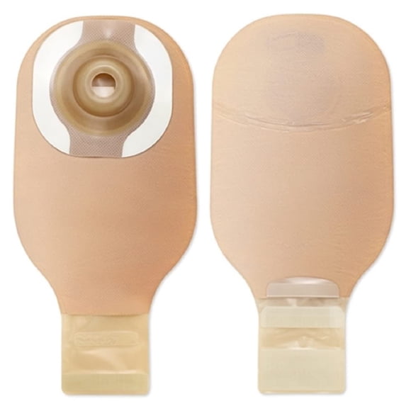 CeraPlus Ostomy Pouch Drainable 1"" Stoma 12""L 1pc System Beige 8962 5 Ct