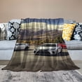 thumbnail image 2 of Fenyluxe Mountains Throw Blanket for Couch Sofa Bed All Seasons Excellent Hand Feel Flannel Blanket 60x80in, 2 of 6