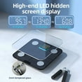 thumbnail image 6 of Behome Smart Body Scale, Bluetooth Digital Weight Scale with 25 Body Metrics, Large Display Bathroom Scale for Body Fat, 400 lb Capacity, 6 of 6