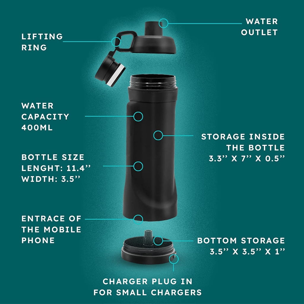 TINYSOME Diversion Water Bottle Tumbler Hidden Safe Coffee Mug for Cards Key Cash Valuables Money Storage Compartment Home Travel