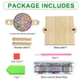 thumbnail image 3 of Diamond Painting Tissue Holder Kit Colourful Floral DIY Creative Sparkling Diamond Tissue Box Decoration Craft Gift Suitable for Living Rooms and Offices, 3 of 7