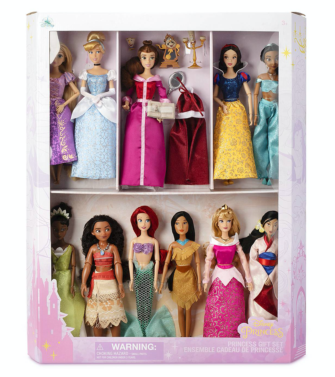 Classic Doll Gift Set Barbie Princess Doll Set Disney Princess 11