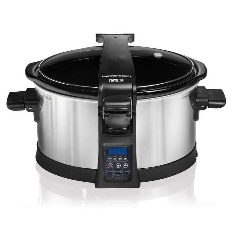 Reviews for Hamilton Beach 10 Qt. Black Slow Cooker with Folding