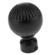 thumbnail image 1 of Remates para barra de cortina, tapa de extremo de barra de cortina de ventana, 28 mm de diámetro interior Style1-Black, 1 of 7